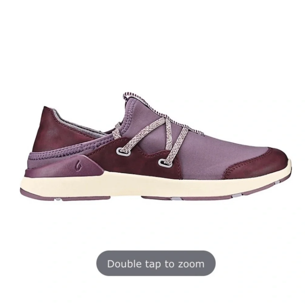 Olukai Miki Li Convertible Sneaker in Plum size 7 - Picture 3 of 16